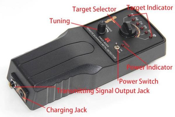 4,3 detector de metais da arcada do painel LCD com seis regiões entrelaçadas da detecção