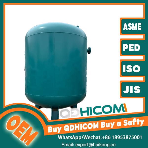 Vertical Compressed Air Storage Tank Carbon Steel JIS & PED Compliant
