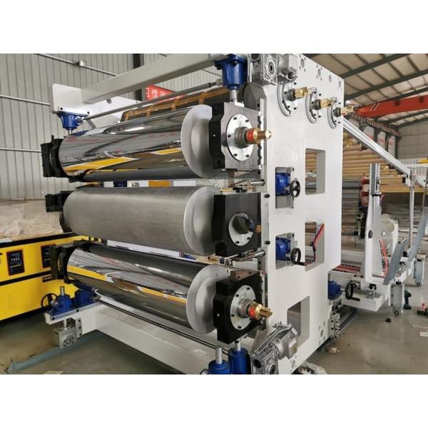Single Plate SJ 120 Plastic Sheet Extruder Machine / Geomembrane Sheet Production Line