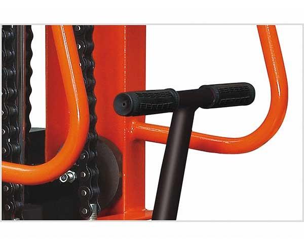 JTHS-A Empilhadeira hidráulica de mão e carrinho de transporte para áreas de carga e produção de veículos 1000-3000kg Capacidade Forks ajustáveis Fácil operação