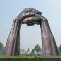 31 M de altura Escultura de mano de bronce, puerta de etiqueta Escultura monumental