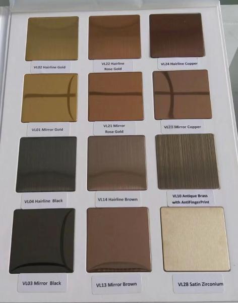 SS201 Stainless Steel Sheet Mirror Finish 1000mm 1219mm SS 316l Plate