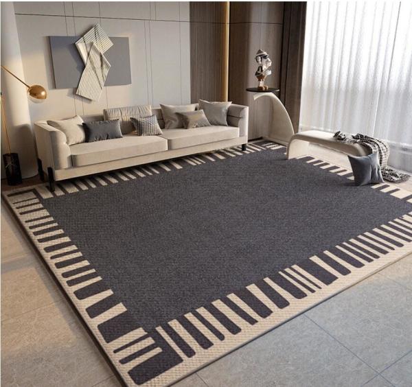Light Luxury High Density Ring Velvet Pattern Carpets For Living Room Floor, Sofa And Bedroom