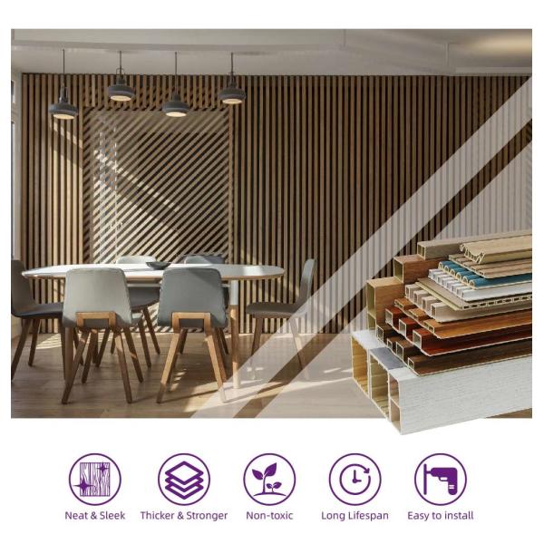 Огнестойкость трубы трубки тимберса FSC 2.9m WPC водоустойчивая неубедительная квадратная