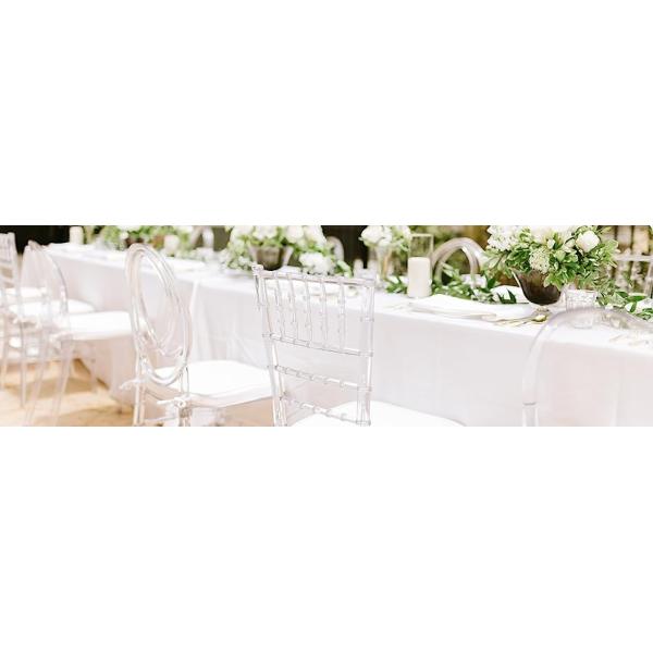 Clear Dining Chairs Crystal Transparent Seat, Modern Dining Chairs, Side Chairs for Wedding Party Event Reception