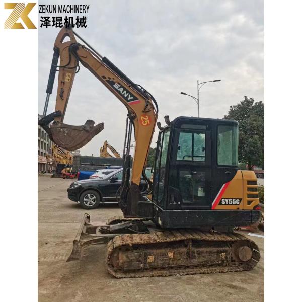 5.5 Ton SANY SY55C Used Hydraulic Crawler Excavator for sale