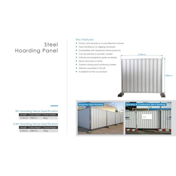 Temporary Hoarding Fence 2.0meter x 2200mm