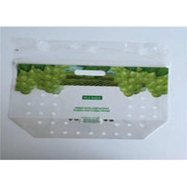 Non Toxic Ink Fresh Fruit Bags Food Grade Excellent Moisture Barrier With Air Holes
