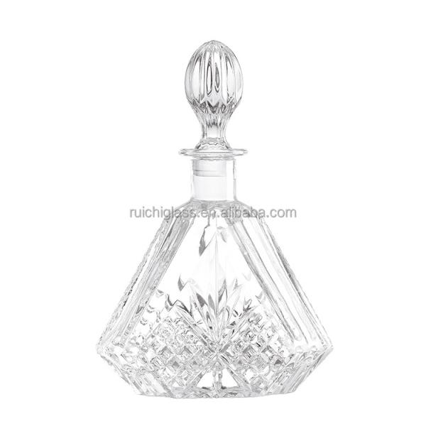 Champagne Custom Design Glass Bottle with Hot Stamping and 500ml 750ml Capacity