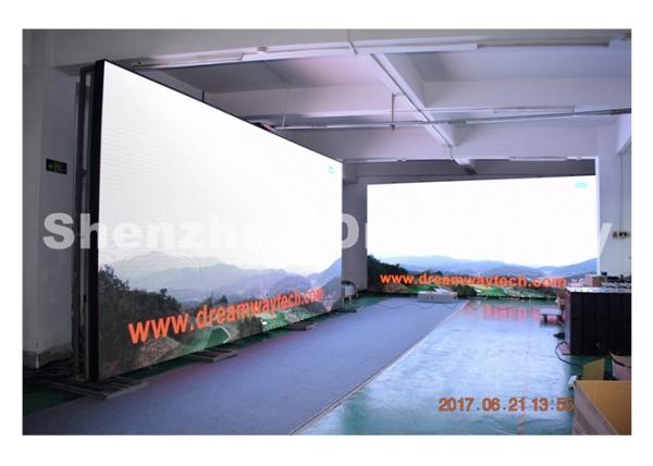 PH 6 SMD2727 Outdoor Advertising LED Display with Meanwell , Brightness Auto Adjustment