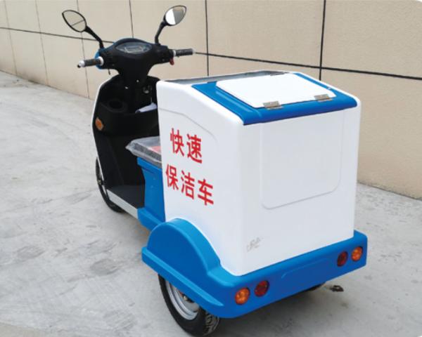 Convenience Electric Garbage Tricycle Functionality  Indoor Outdoor Cleaning