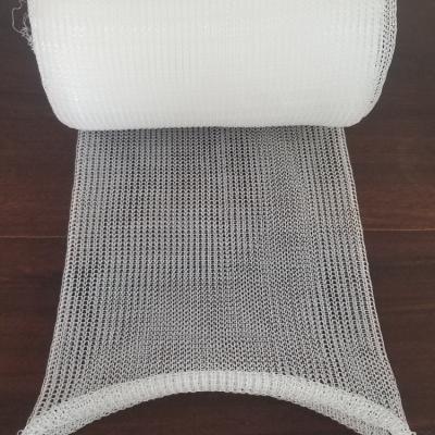 500mm / 600mm Polypropylene Knitted Mesh Embossed Flame Retardant PP Wire Mesh
