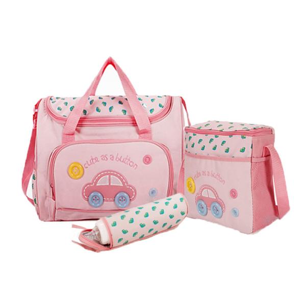 4pcs One Set Mommy Diaper Bag Multi Function Maternity Mother Baby Stroller Bags