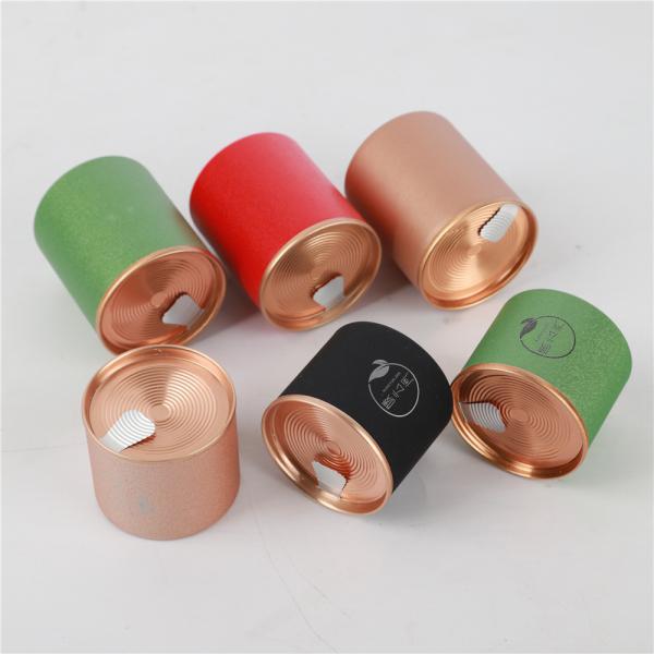 OEM Food Grade Cardboard Tube Packaging Kraft Paper Tube Box For Tea