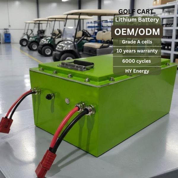 Golf Cart Battery 51.2V105ah Lifepo4 Battery 48V 72v 96V Custom Made Lithium Battery