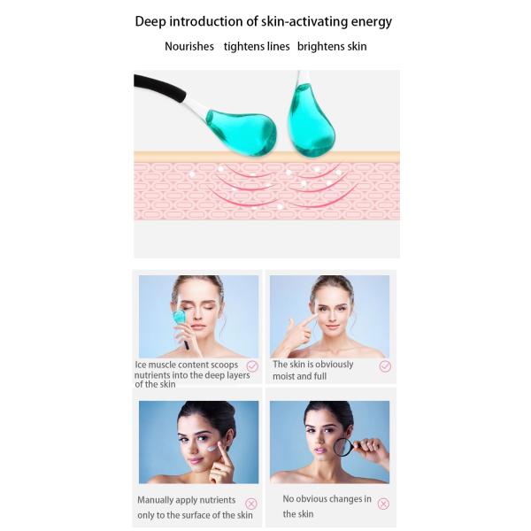 Massage Function Ice Globes Facial Skin Care Tools for Women Beauty Cryo Sticks for Girls Ladies Cooling Spa Globes Cold Roller