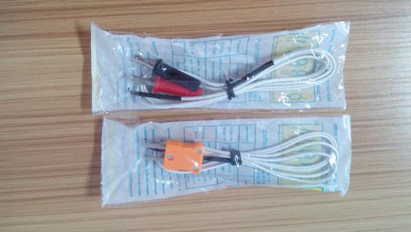 Fibra de vidro elétrica da ligação de teste 1000mm do multímetro com conector