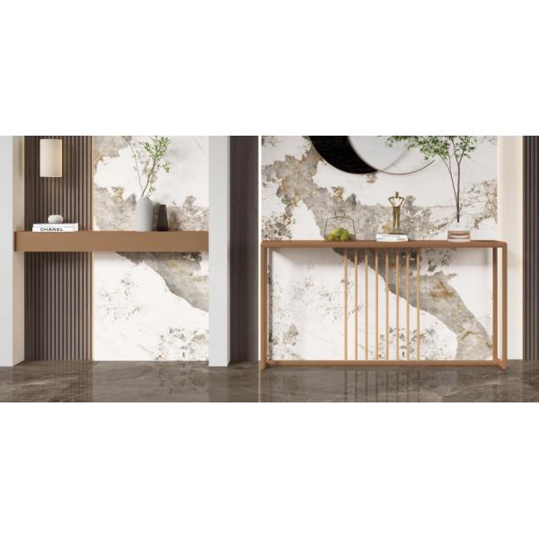 плита пола панели стены живущей комнаты стены предпосылки панели утеса мрамора 1600 * 3200мм высокотемпературная упорная