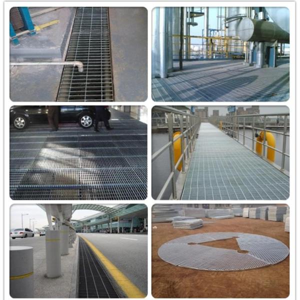 Industrial Plain 5mm Heavy Duty Bar Grating For Buildings