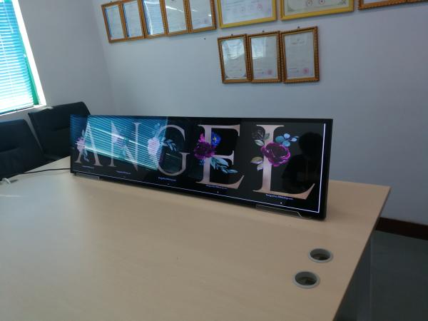 Shop Window Stretched Bar Display High Brightness 700 Nits 1920 * 450 Resolution