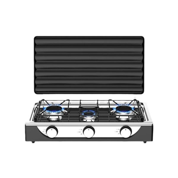 Commercial Grade Three Burner Gas Stove Supplier Engineered for High Volume Cooking with User Friendly Controls