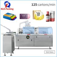 Linha de máquinas de encaixotamento de caixas totalmente automáticas para máscara de barra de sabão e garrafa de bolsa de chá