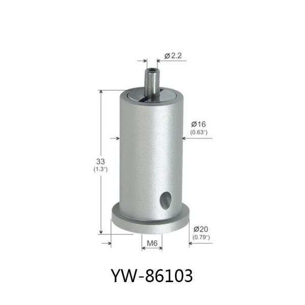 M6 Maillons de câbles pour avions en laiton plaqué nickel Siede verrouillage de sortie de câble pour l'insertion de plafond