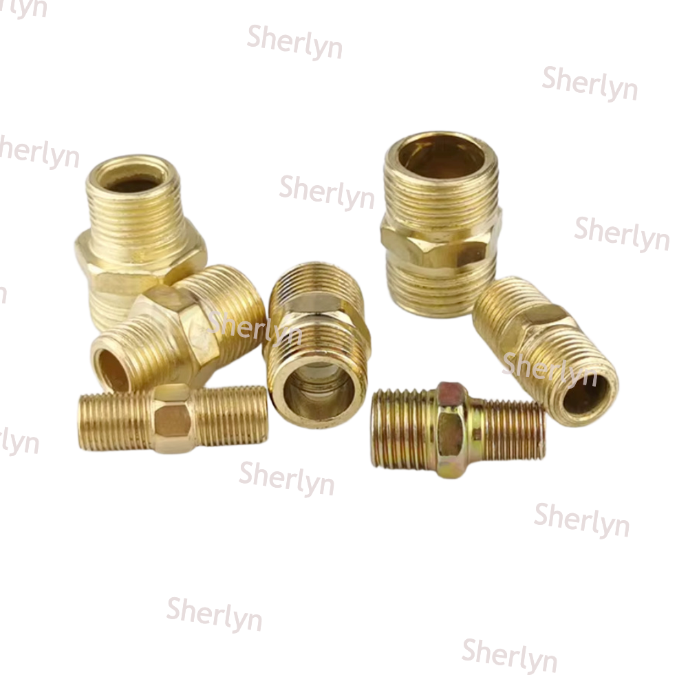 Flat Mouth 1 Point Hydraulic Wire High Pressure Transition Joint Carbon Steel Galvanized External Thread Oil Pipe Variable Diameter Wire A-type British Pipe Joint