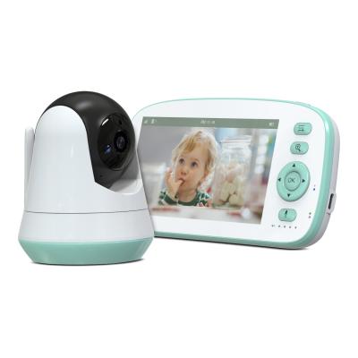 5 Inch HD Baby Monitor with Pan-Tilt Night Vision and Two-Way Audio