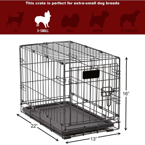 Сверхмощное складывание 30 дюймов больших стальных клеток собаки на открытом воздухе Стакабле