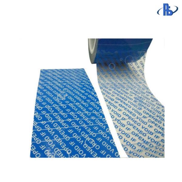 Tamper Evident Security VOID Tape Moisture Proof For Authenticity Identification