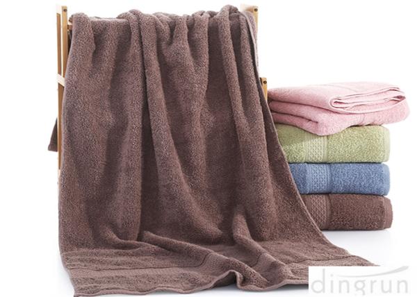 Dobby Border Terry 100% Cotton Bath Towels Set For Bathroom 400gsm