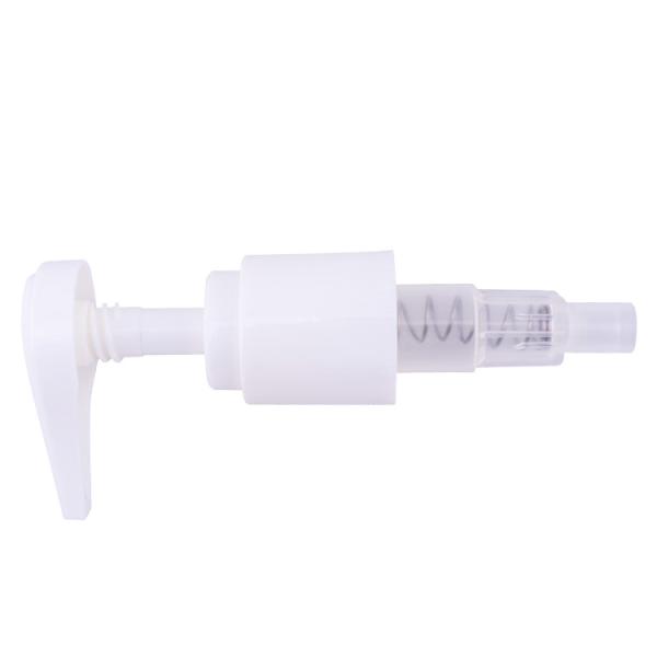 White Ribbed Lotion Dispenser Pump Replacement 28 415 33 410 Non Spill Color Custom