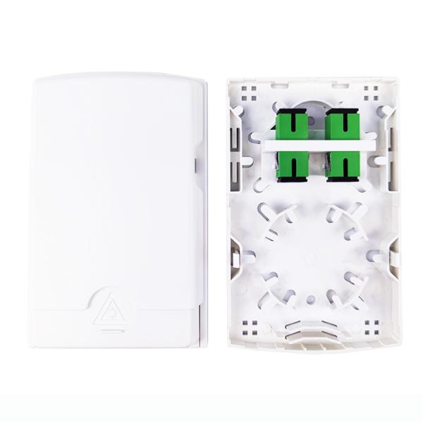 Пластиковая оптоволоконная панель сокета для FTTH и установки в белых 2-х ядрах