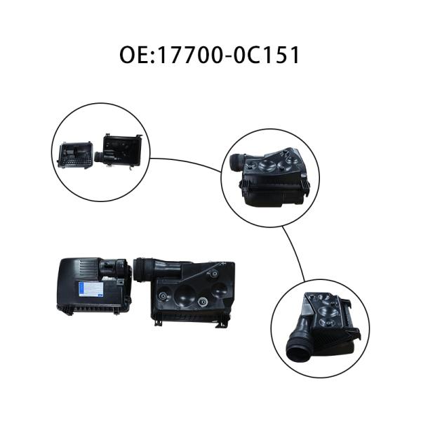 Hot Sell Car Parts Air Cleaner 17700-0c150 17700-0c151 air Filter Housing air Cleaner Box Filter Box for Toyota Tacoma 2005-2010