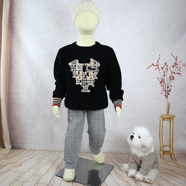 Spring Autumn Baby Embroidery Sweater Children Clothing Tops 1-7 Year Boys Girls Knitted Pullover Toddler Sweater Kids Sweater