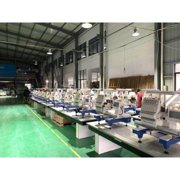 Three-in-one Function   1200 Rpm High Speed Computer Embroidery Machine 4 Head 15 Needles Industry