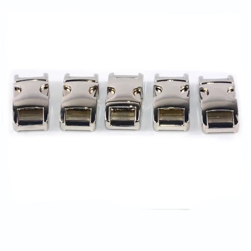 Silver 3/8 Metal Side Release Buckle for Paracord Bracelet 30 Day Refund Guarantee