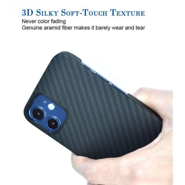 Случай Кевлара случая Aramid случая телефона волокна углерода iPhone 12 случая