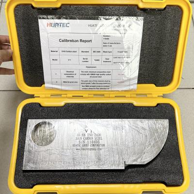 Carbon Steel UT Calibration Blocks 25mm Thickness For Accurate Measurements