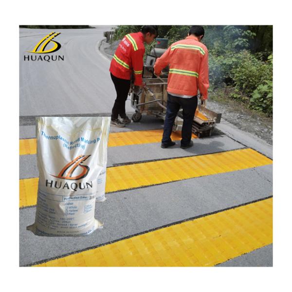Thermoplastic Road Marking Paint with C5 Resin, Waterproof and UV Resistant, Offering Up to 12 Months of Durability for Road Surface Markings