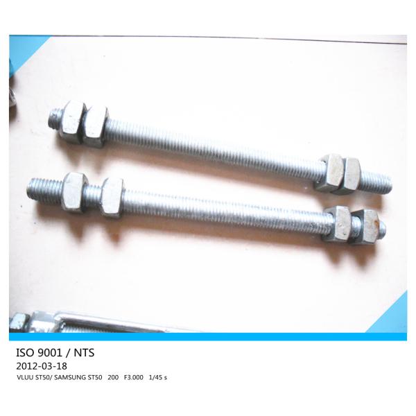 Powder Coating Tent Anchor / Helical Earth Anchors 50mm - 1500mm Length