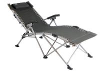 Quadro de tubo de aço portátil compacto de acampamento de cadeiras de praia dobrável 65 * 105 * 53CM