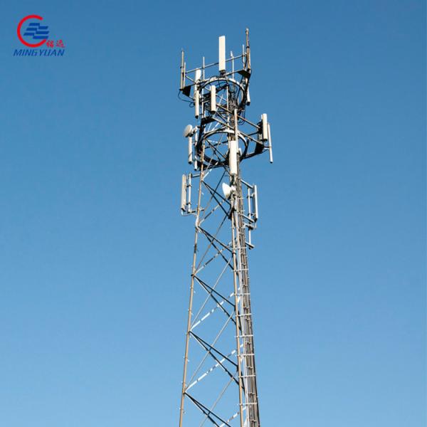 30m/S Lattice Steel Tower High Density , Q355b Radio Communication Tower