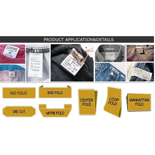 Экран Pantone отрезка сатинировки ультразвуковой печатая ярлыки одежды