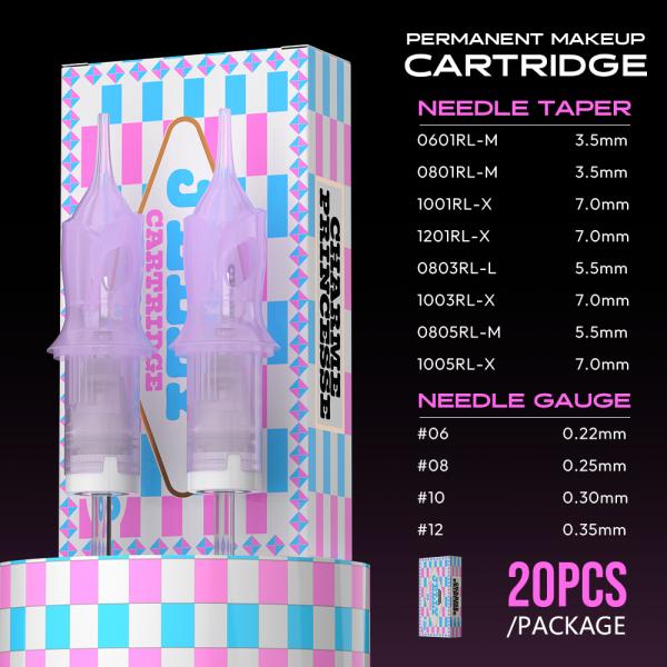 Stérilisé pour les filles seulement en forme de gelée Cartouche de maquillage permanent pour les sourcils Eyeliner et salon de beauté rouge à lèvres