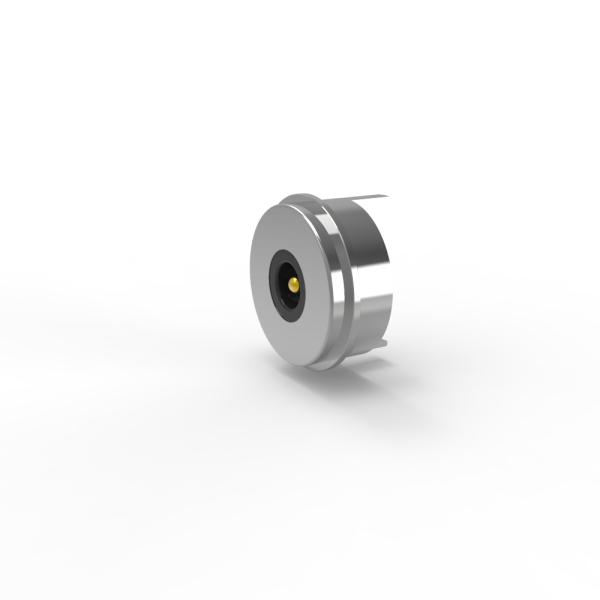 Dia 10.0mm male and female 2pin round magnetic pogo pin connector with 5A current