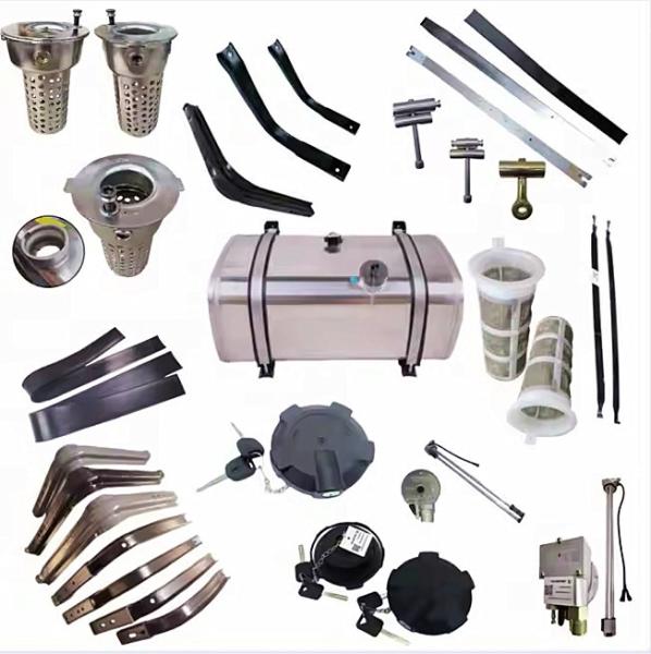 Shacman Truck Parts Aluminum Alloy Fuel Tank Assembly DZ91259550600/DZ9114552790 with 400L/600L for Delong Truck Replacement