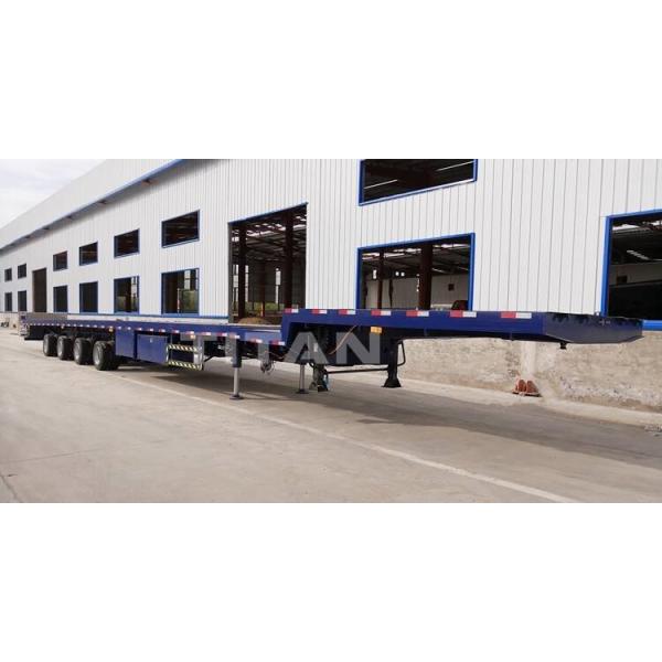 4 Axle Extendable Trailer 58M Wind Blade Turbine Transport Telescopic Trailer