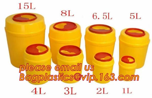 1.0L small biohazard sharps Container, bin for surgical waste with lower price, Disposable Hospital Biohazard Sharp Coll